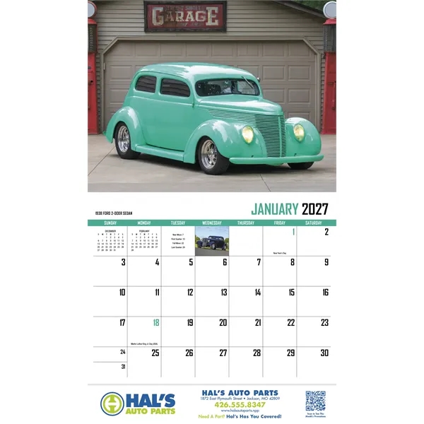 Street Rod Fever Appointment Calendar - Stapled... from ASI 40480 Koozie Group / HotLine®