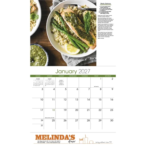 Cooking Appointment Calendar - Stapled... from ASI 40480 Koozie Group / HotLine®