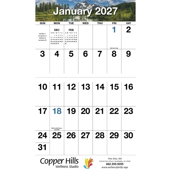 Big Numbers Appointment Calendar - Stapled... from ASI 40480 Koozie Group / HotLine®