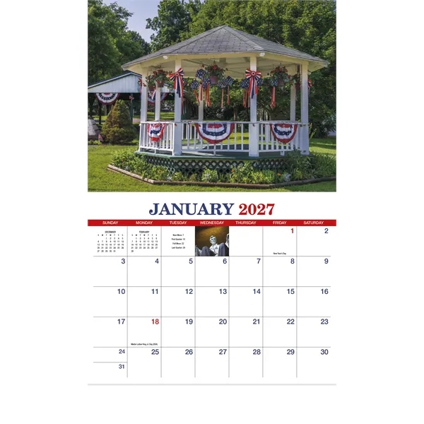 America Appointment Calendar - Stapled... from ASI 40480 Koozie Group / HotLine®