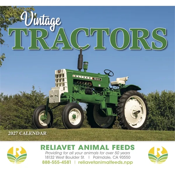 Vintage Tractors Appointment Calendar - Stapled... from ASI 40480 Koozie Group / HotLine®