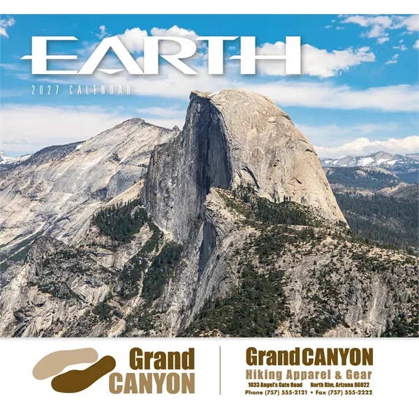 Earth Appointment Calendar - Stapled... from ASI 40480 Koozie Group / HotLine®