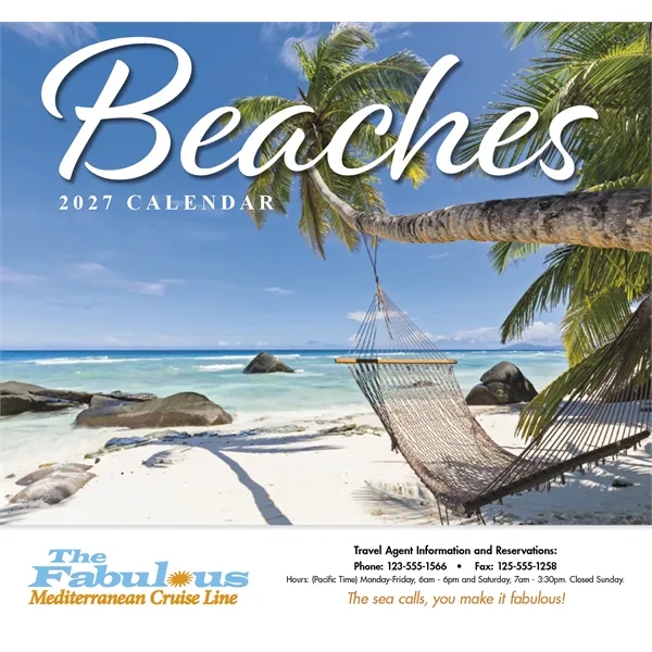 Beaches Appointment Calendar - Stapled... from ASI 40480 Koozie Group / HotLine®