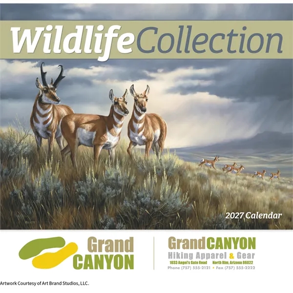 Wildlife Collection Appointment Calendar - Stapled... from ASI 40480 Koozie Group / HotLine®