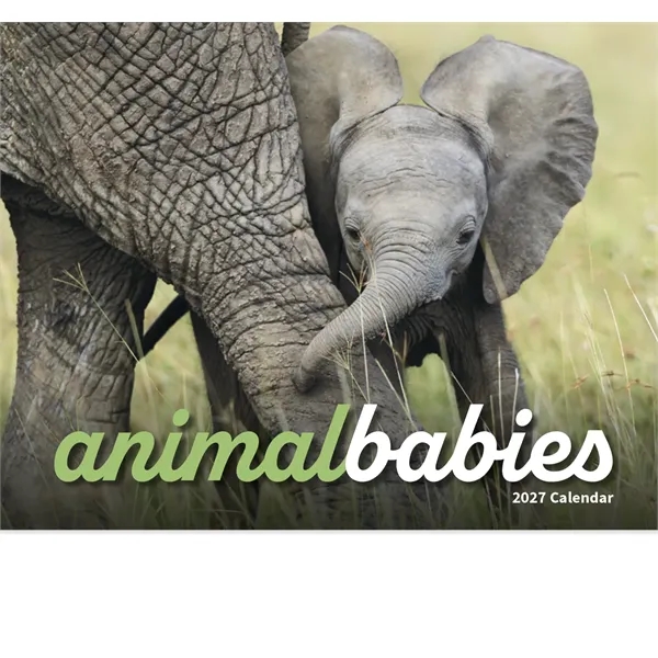 Animal Babies Appointment Calendar - Stapled... from ASI 40480 Koozie Group / HotLine®