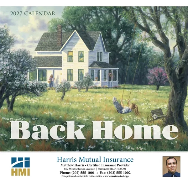 Back Home Appointment Calendar - Stapled... from ASI 40480 Koozie Group / HotLine®