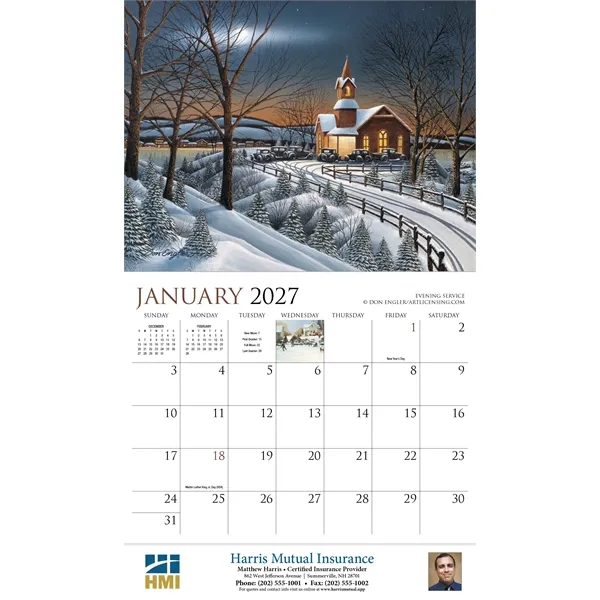 Back Home Appointment Calendar - Stapled... from ASI 40480 Koozie Group / HotLine®