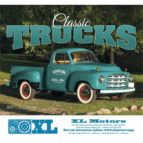 Classic Trucks Appointment Calendar - Stapled... from ASI 40480 Koozie Group / HotLine®