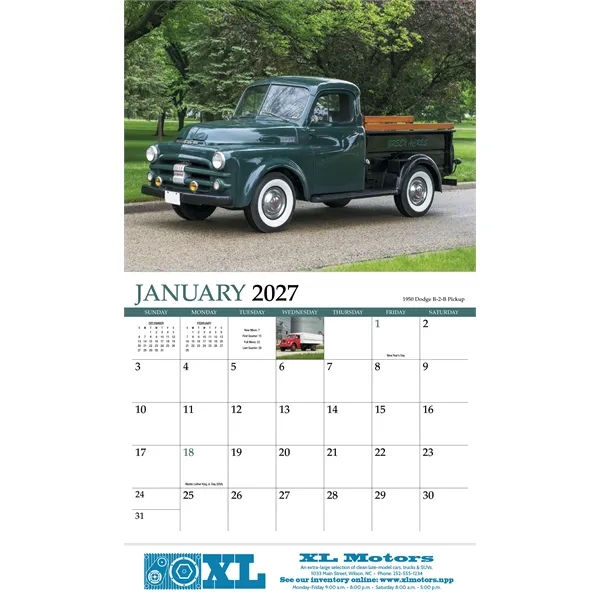 Classic Trucks Appointment Calendar - Stapled... from ASI 40480 Koozie Group / HotLine®