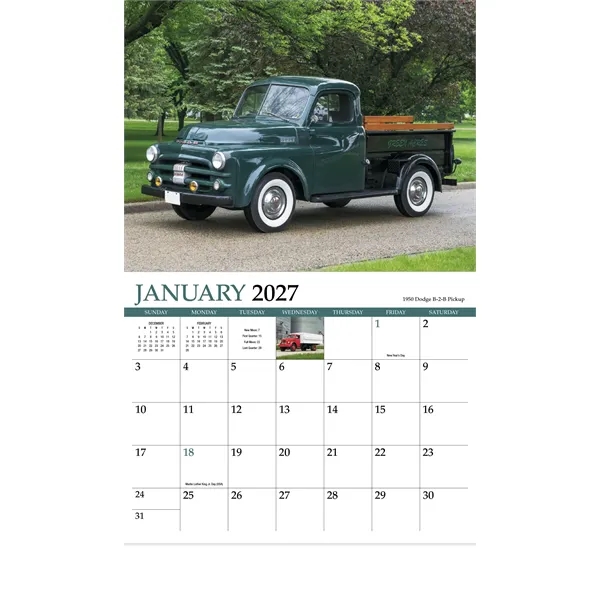 Classic Trucks Appointment Calendar - Stapled... from ASI 40480 Koozie Group / HotLine®