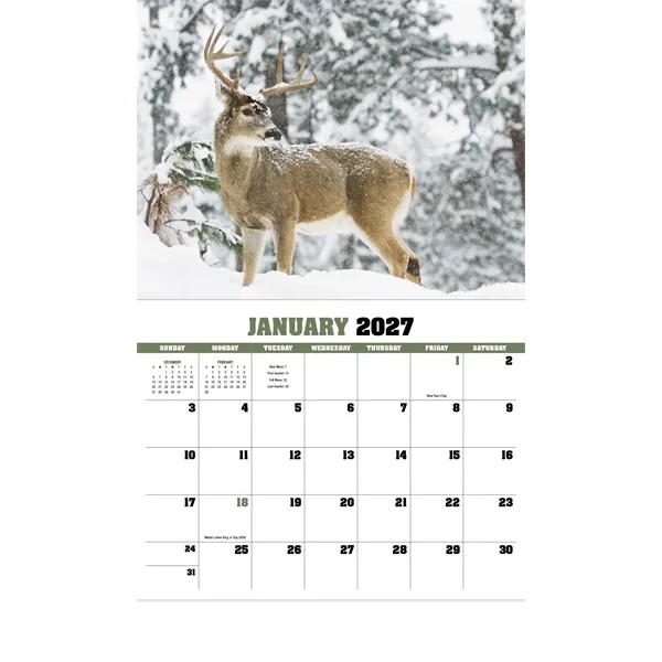 Trophy Whitetail Deer Appointment Calendar - Stapled... from ASI 40480 Koozie Group / HotLine®