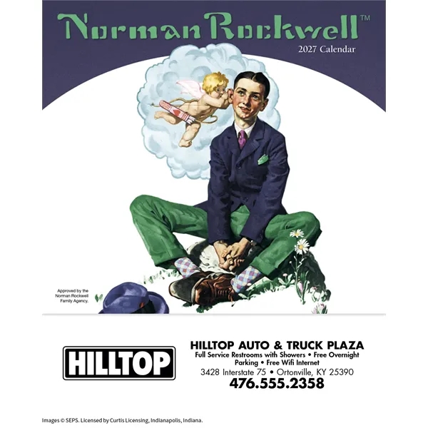 Norman Rockwell Mini Calendar... from ASI 40480 Koozie Group / HotLine®