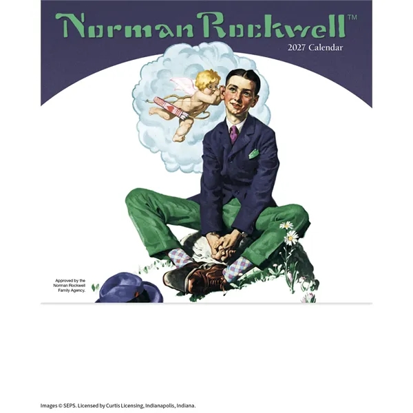 Norman Rockwell Mini Calendar... from ASI 40480 Koozie Group / HotLine®