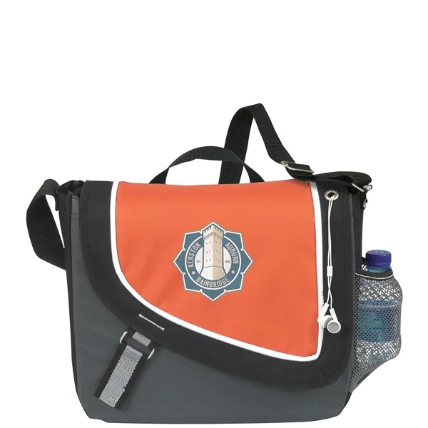 A Step Ahead Messenger... from ASI 40480 Koozie Group / Norwood