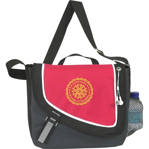 A Step Ahead Messenger... from ASI 40480 Koozie Group / Norwood