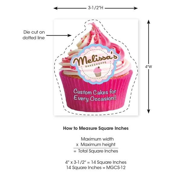 30 Mil Custom Shaped Magnet 14.01-16 Square Inches... from ASI 40480 Koozie Group