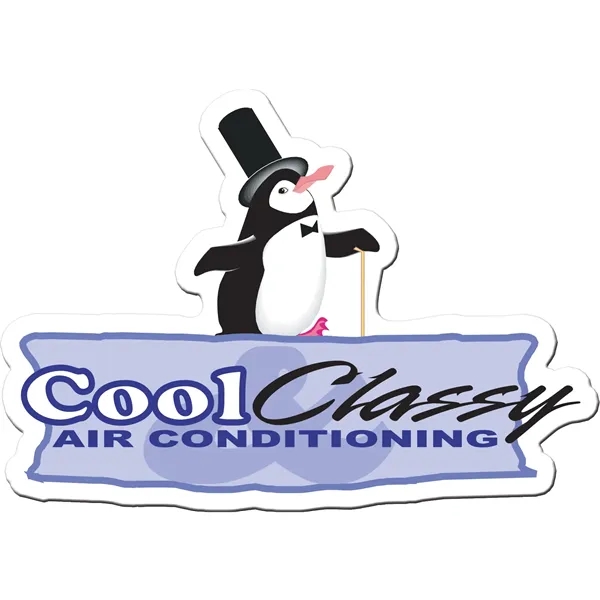 30 Mil Custom Shaped Magnet 6.01-8 Square Inches... from ASI 40480 Koozie Group