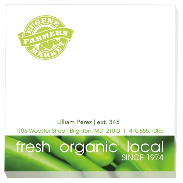 Souvenir® Sticky Note™ 3" x 3" Pad, 100 sheet... from ASI 40480 Koozie Group