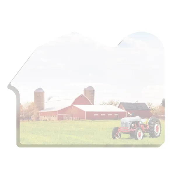 Souvenir® Sticky Note™ 4" x 3" Die Cut Pad, 25 sheet... from ASI 40480 Koozie Group