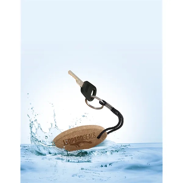 Buoy Oval Cork Keychain... from ASI 40480 Koozie Group
