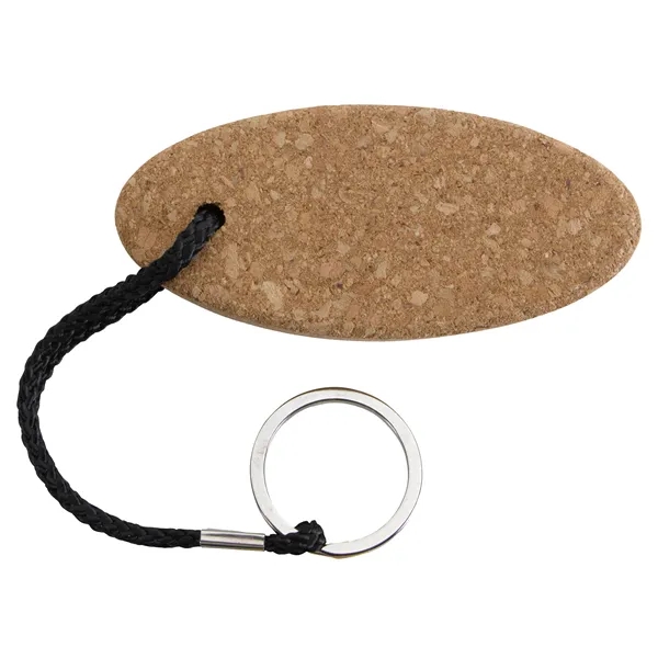 Buoy Oval Cork Keychain... from ASI 40480 Koozie Group