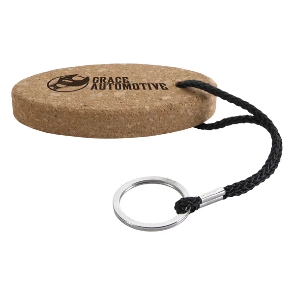 Buoy Oval Cork Keychain... from ASI 40480 Koozie Group