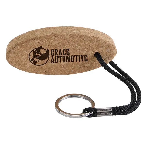 Buoy Oval Cork Keychain... from ASI 40480 Koozie Group