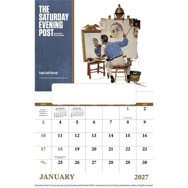 The Saturday Evening Post - Window... from ASI 40480 Koozie Group / Norwood Triumph Calendar