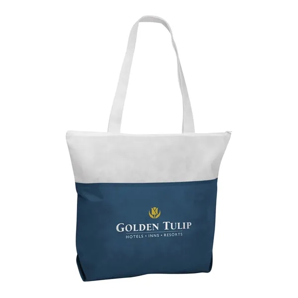 Poly Pro Two-Tone Zippered Tote... from ASI 40480 Koozie Group