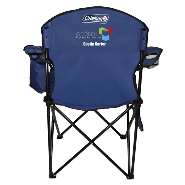 Coleman® Cushioned Cooler Quad Chair... from ASI 40480 Koozie Group