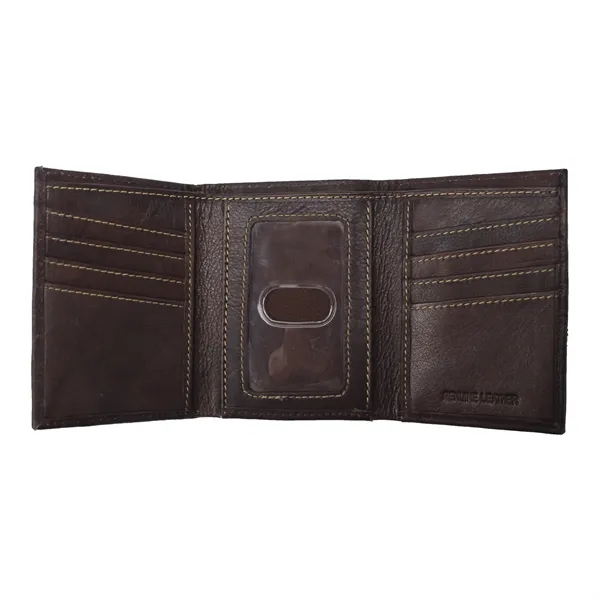 Andrew Philips® Contrast Stitch Tri-Fold Wallet... from ASI 40480 Koozie Group