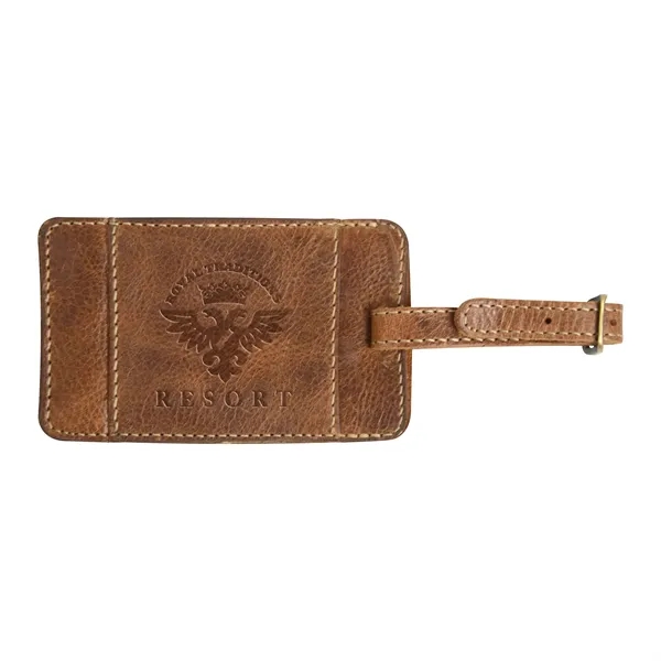 Andrew Philips® Westbridge Leather Luggage Tag... from ASI 40480 Koozie Group