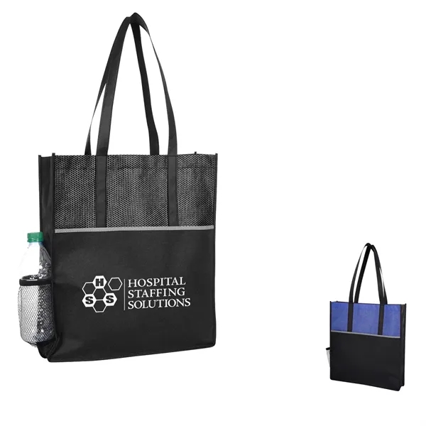 15" x 16" x 3" Promenade 80GSM non-woven polypropylene tote bag... from ASI 61125 Hit Promotional Products / Hit®