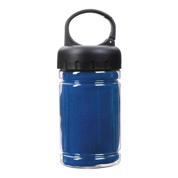 Carabiner Bottle with Cooling Towel... from ASI 40480 Koozie Group