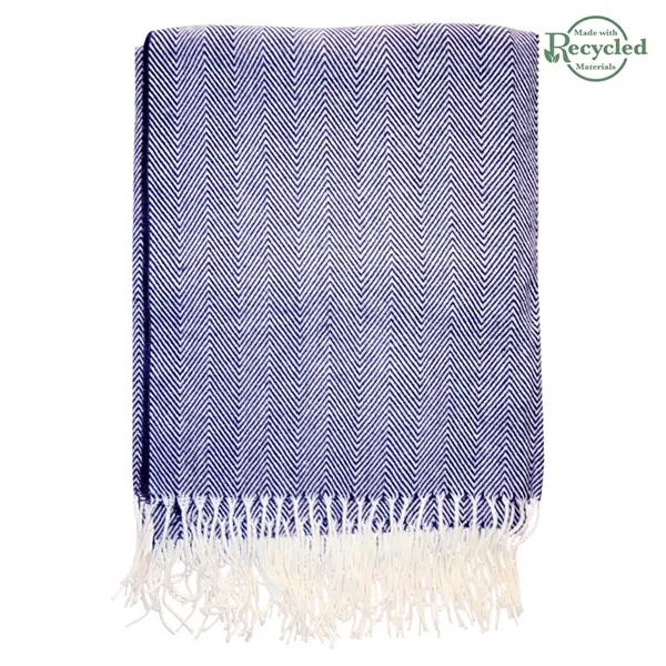 Eastport herringbone blanket for cozying up on the couch or adding... from ASI 61125 Hit Promotional Products / Hit®