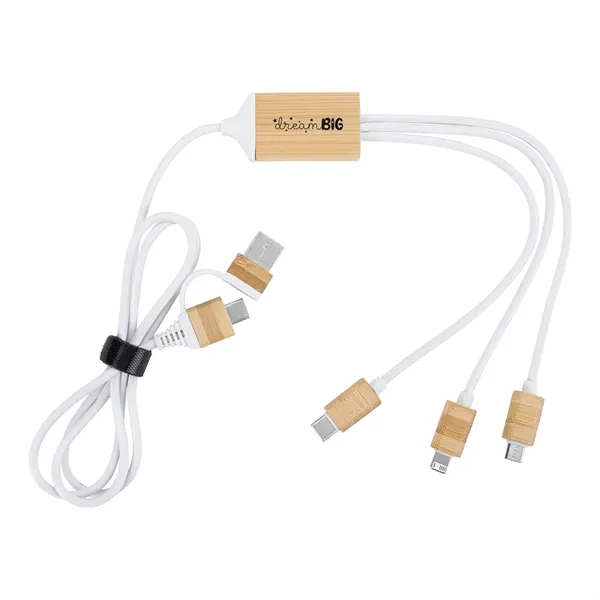 BambooTunes 5-in-1 Charging Cable... from ASI 40480 Koozie Group