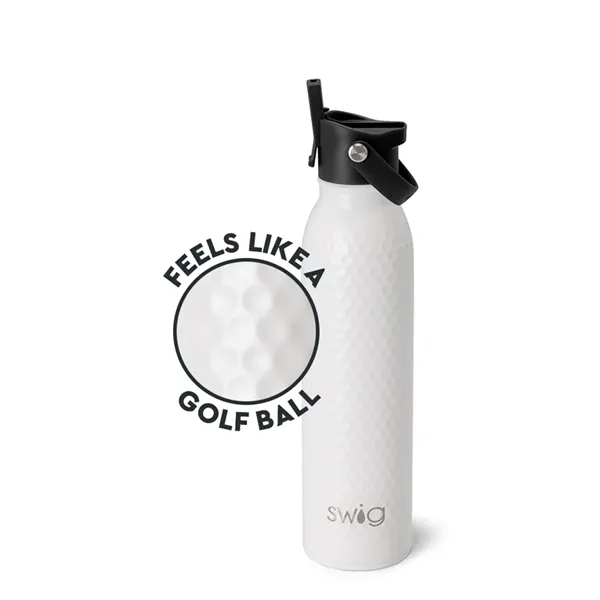 20 ounce insulated stainless steel sports bottle with screw-on lid and... from ASI 61125 Hit Promotional Products / Hit®