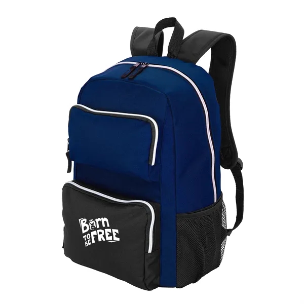 RPET Double-Pocket Computer Backpack... from ASI 40480 Koozie Group
