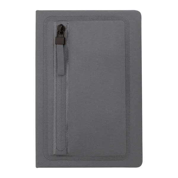 Sleek Zippered Pocket Journal... from ASI 40480 Koozie Group
