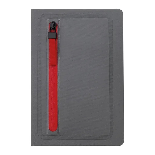 Sleek Zippered Pocket Journal... from ASI 40480 Koozie Group