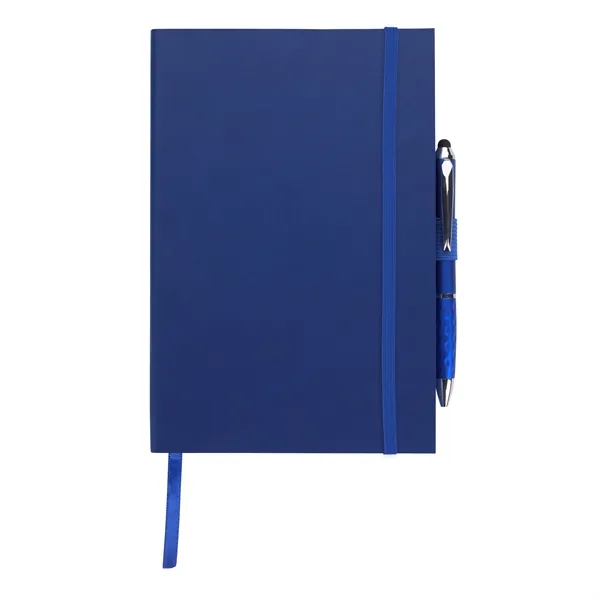 Color Edge Journal with Metallic Stylus Pen... from ASI 40480 Koozie Group