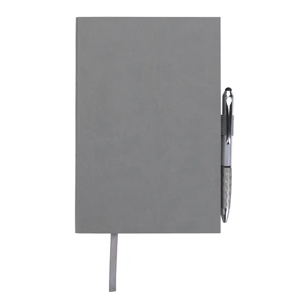 Color Edge Journal with Metallic Stylus Pen... from ASI 40480 Koozie Group