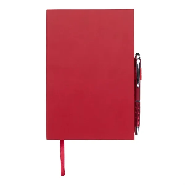 Color Edge Journal with Metallic Stylus Pen... from ASI 40480 Koozie Group