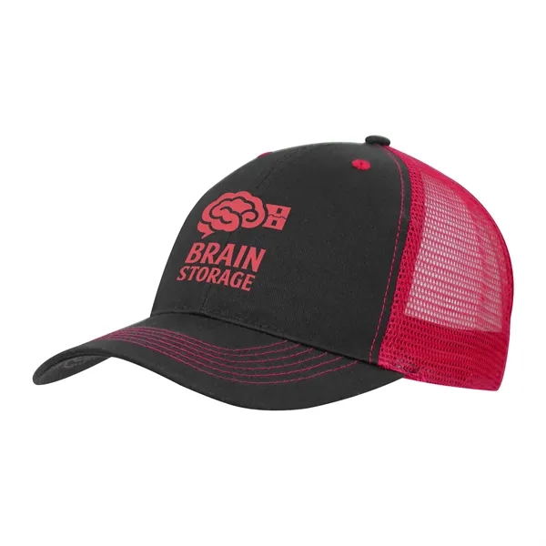 Color Accent Mesh Snapback Cap... from ASI 40480 Koozie Group