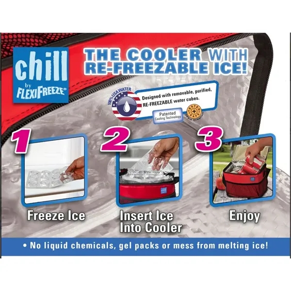Chill by FlexiFreeze® 9-Can Cooler... from ASI 40480 Koozie Group