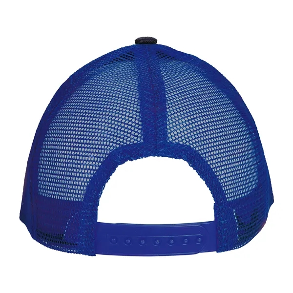 Mid-Profile Accent Mesh Snapback Cap... from ASI 40480 Koozie Group