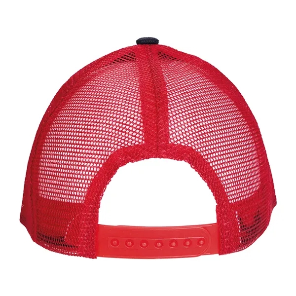 Mid-Profile Accent Mesh Snapback Cap... from ASI 40480 Koozie Group