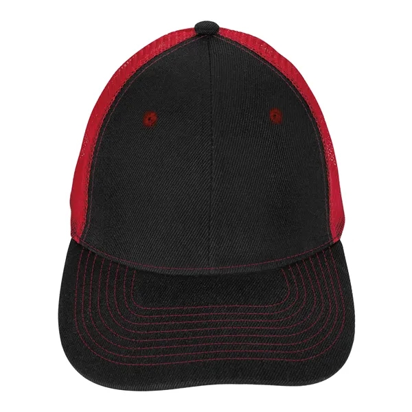Mid-Profile Accent Mesh Snapback Cap... from ASI 40480 Koozie Group