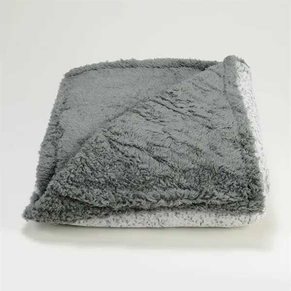 Sherpa-Backed Heathered Blanket... from ASI 40480 Koozie Group