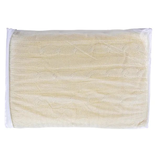 Cable Knit Sherpa Blanket... from ASI 40480 Koozie Group